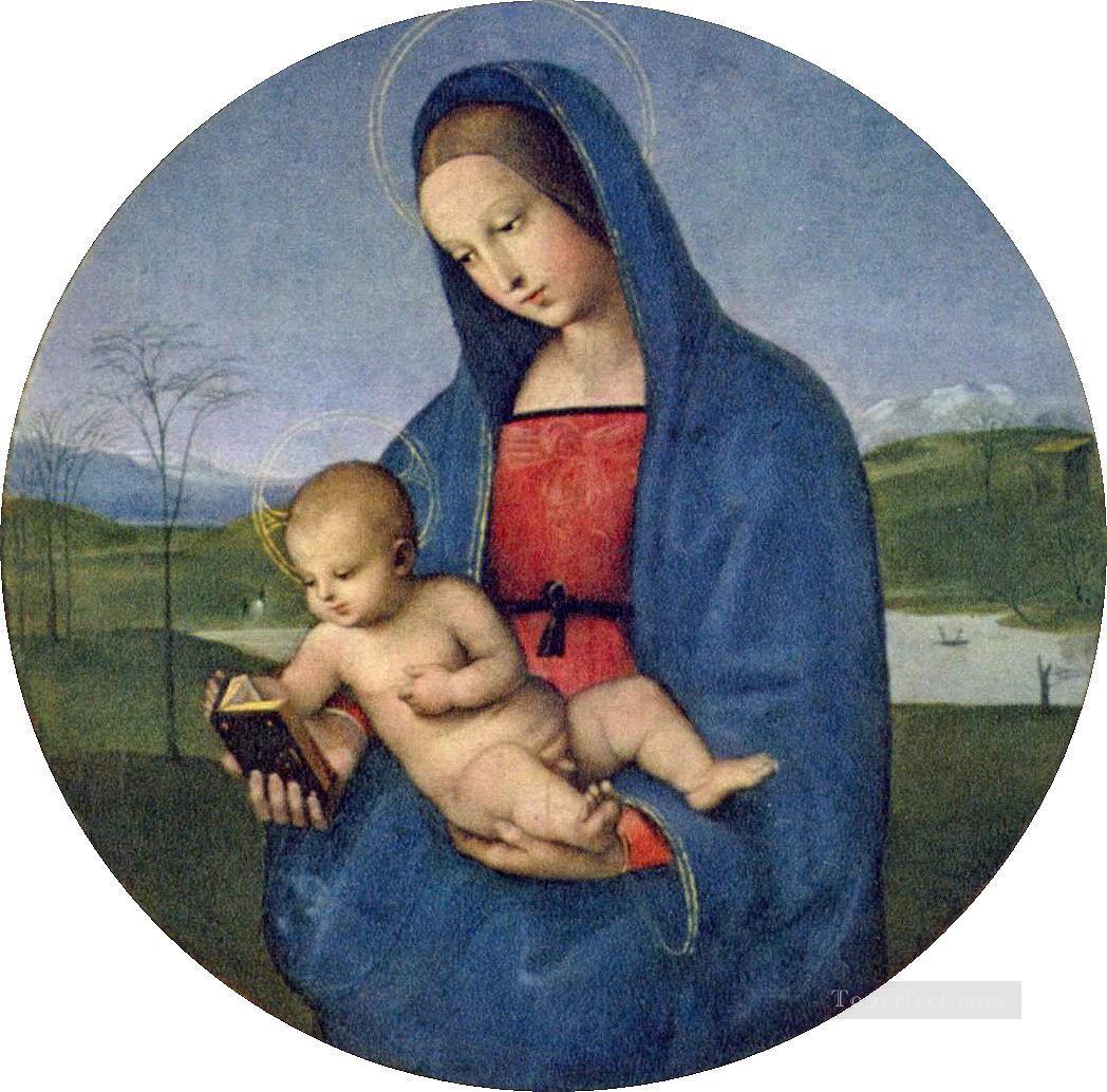 Madonna with the Book Connestabile Madonna Renaissance master Raphael Oil Paintings